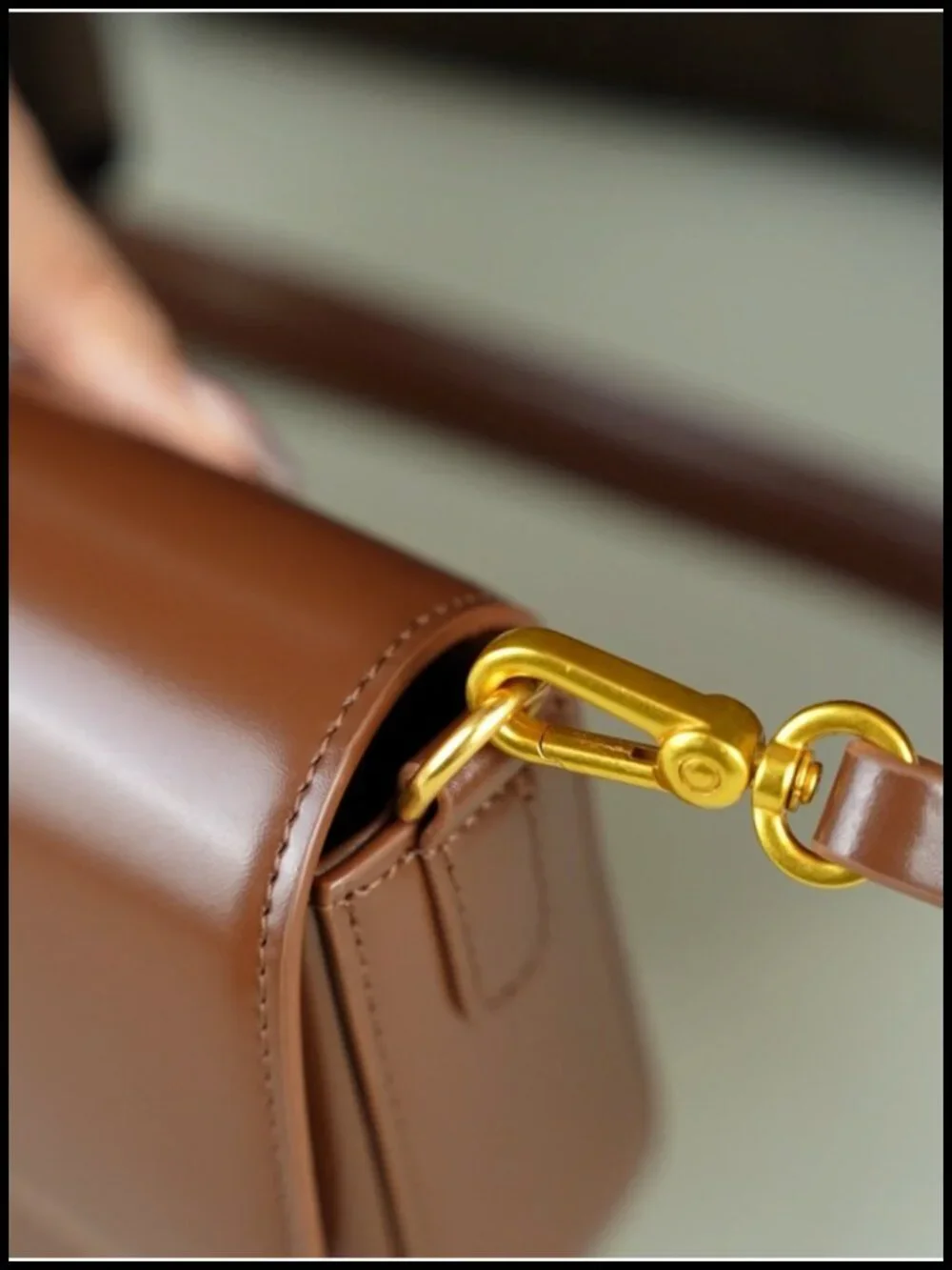 Genuine Leather Hobo Shoulder Bag Evening Bag Clutch Underarm Bag